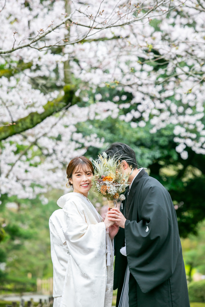 ブーケからこんにちは