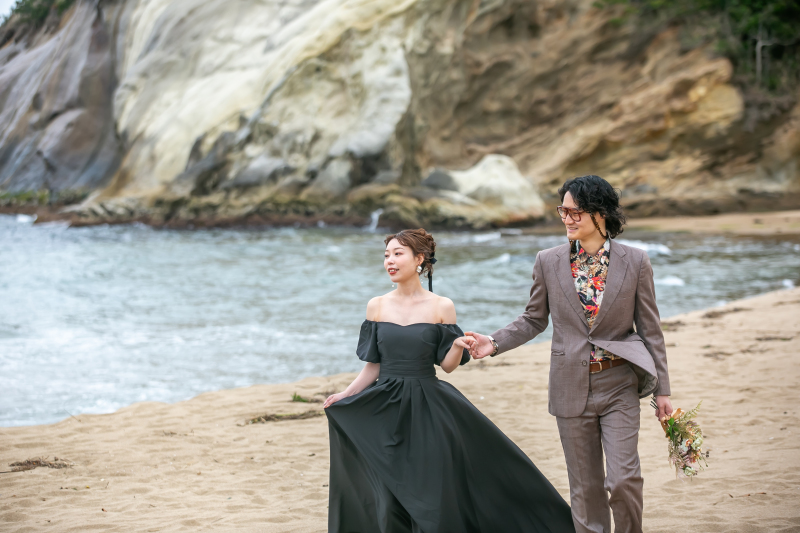 海岸沿いをお散歩