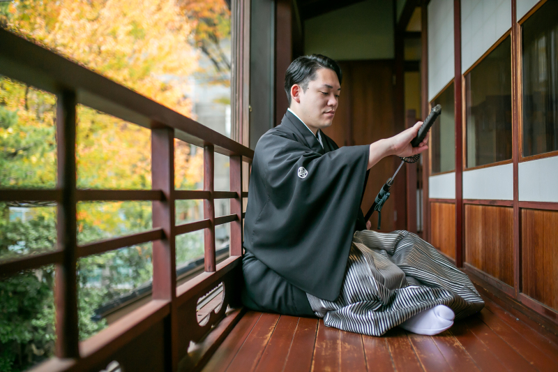 新郎ソロショット