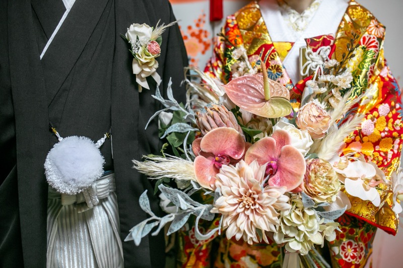 お持ち込みブーケ