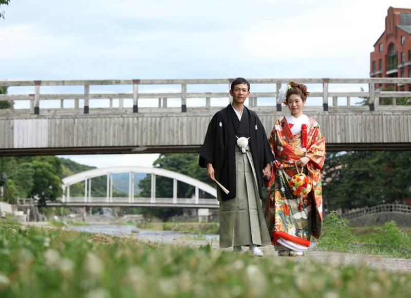 梅の橋周辺にて