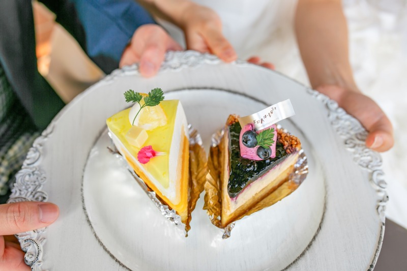 自作のケーキ