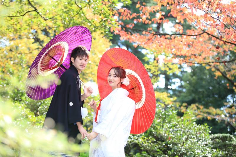 兼六園・色内掛・白無垢和装前撮り