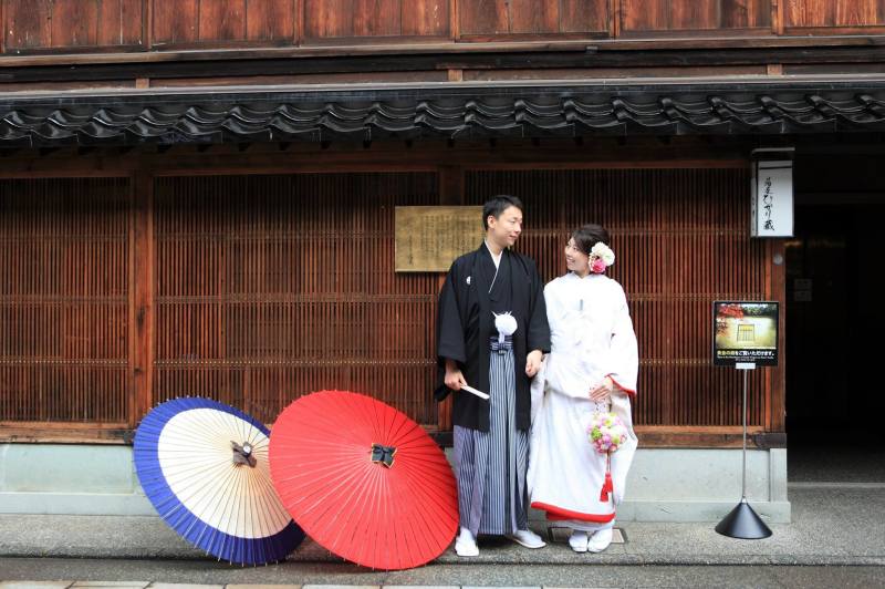 こちら金沢町家前