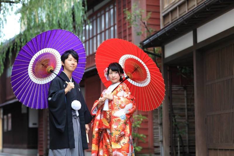 ひがし茶屋街和装ロケーションフォト