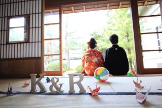 和装ロケーションフォト・和室庭園・ひがし茶屋街