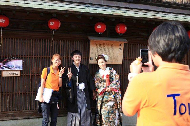 一緒に写真撮って下さい