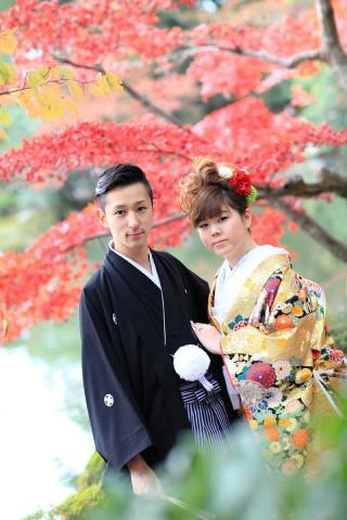 和装紅葉ロケーションフォト