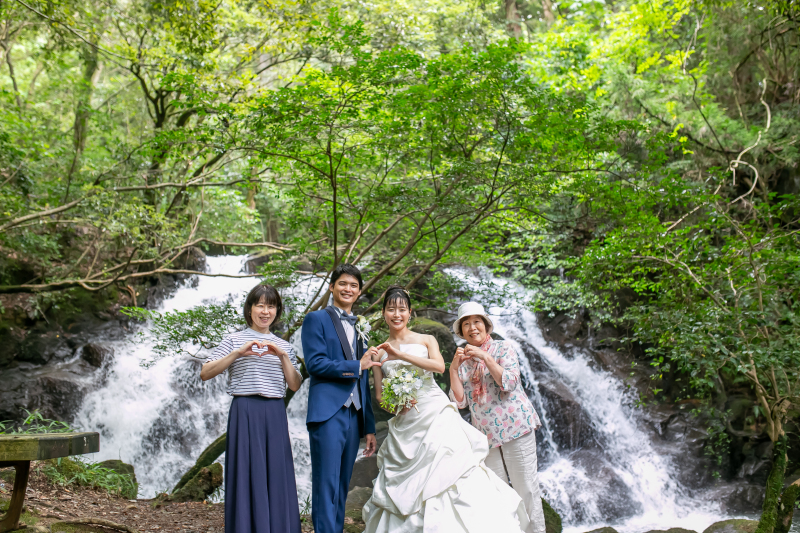 3世代での記念撮影