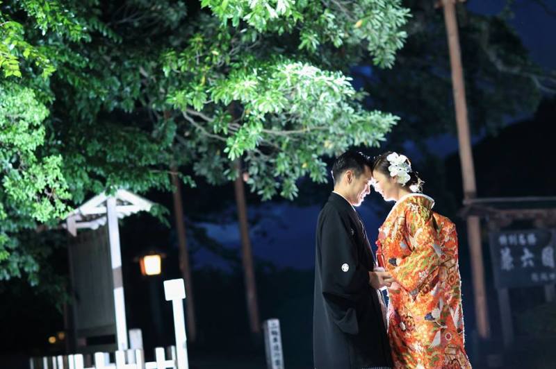 夕暮れ撮影 in 兼六園