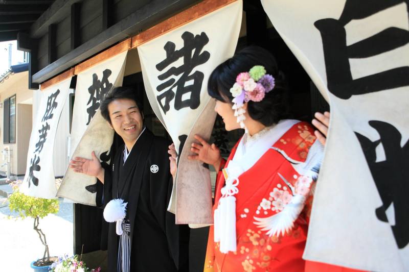 のれんからこんにちは☆