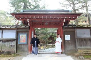 白無垢和装ロケーションフォト