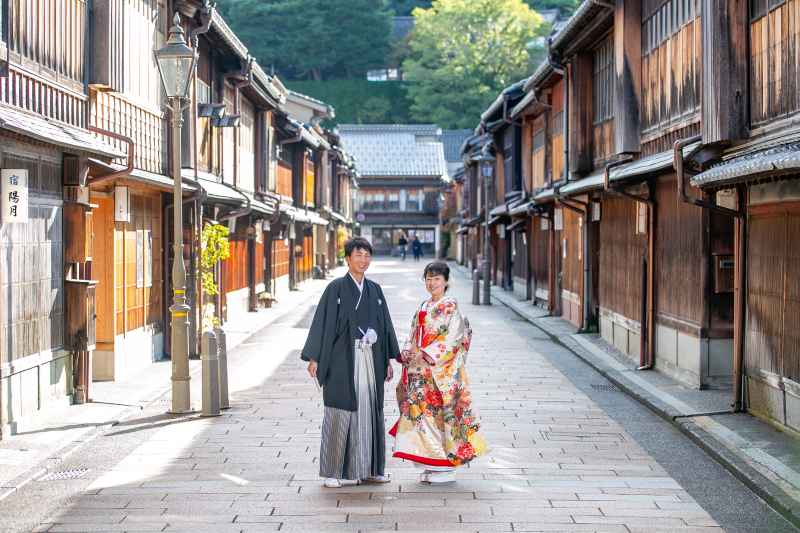 早朝のひがし茶屋街