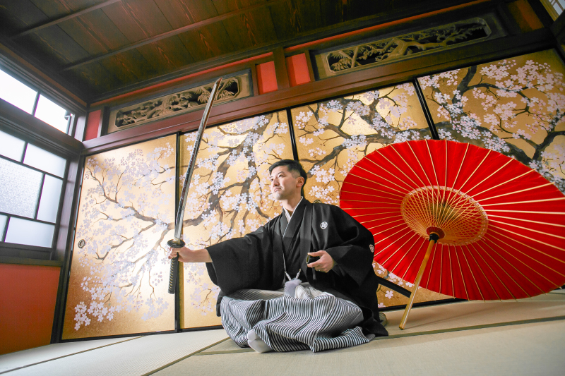 時代劇の様なワンシーン