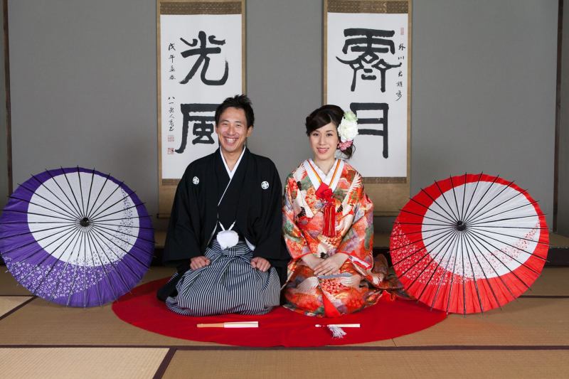 定番ポーズにて