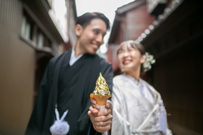 秋でも金箔ソフト