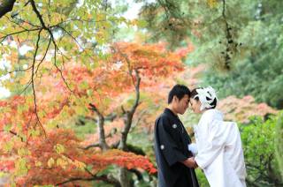 兼六園にて・紅葉ロケーションフォト