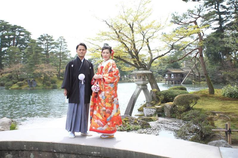 定番スポットにて