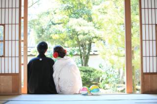 白無垢和装ロケーションフォト