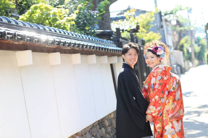 ひがし茶屋街和装ロケーションフォト