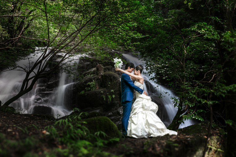 マイナスイオンを浴びながら