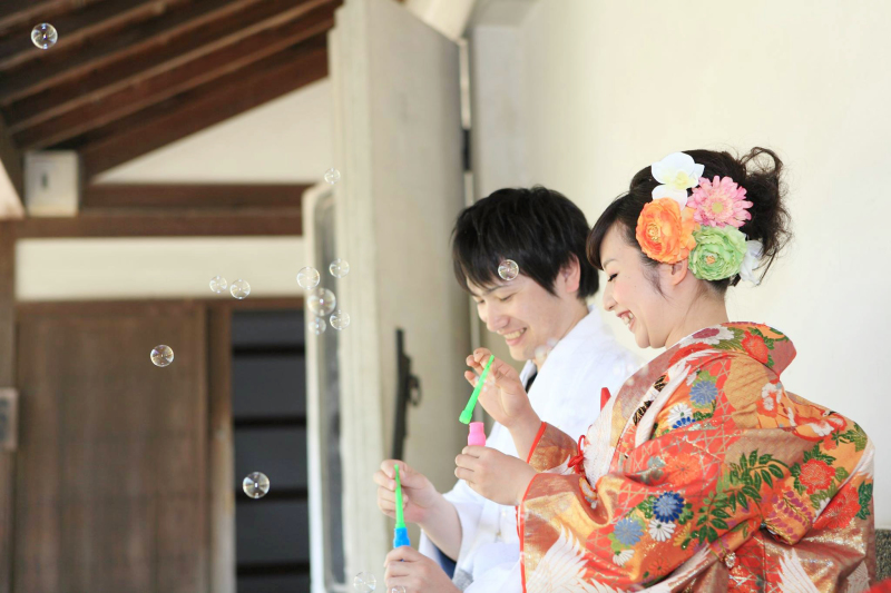 シャボン玉飛んだ♪