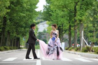 洋装ロケーションフォト