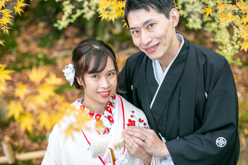 寄り添うお二人