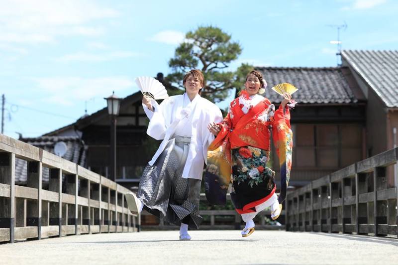 和装ロケーションフォト in 兼六園・東茶屋街