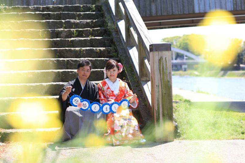 浅野川のほとりにて