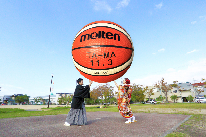 大きなバスケットボール