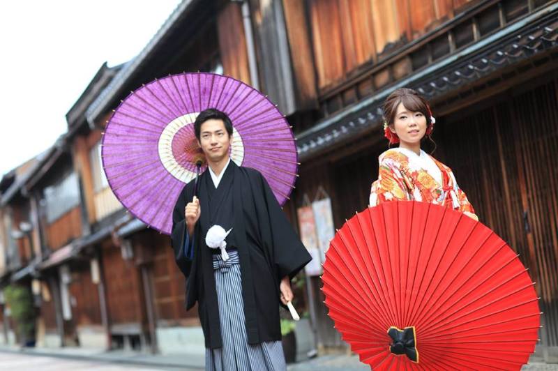 ひがし茶屋街和装ロケーションフォト