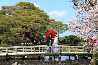 兼六園和装ロケーションフォト