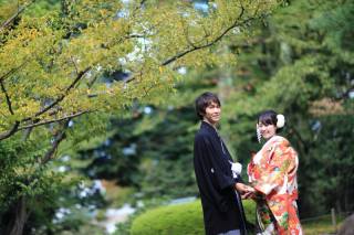 兼六園にて、ロケーション前撮り