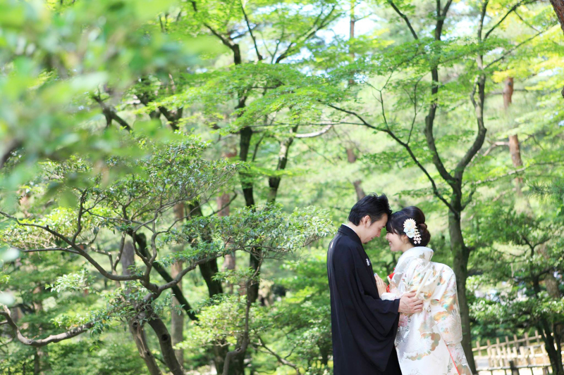 金沢市・兼六園前撮りロケーションフォト