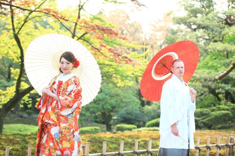 兼六園和装ロケーションフォト