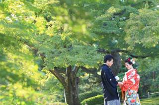兼六園和装ロケーションフォト