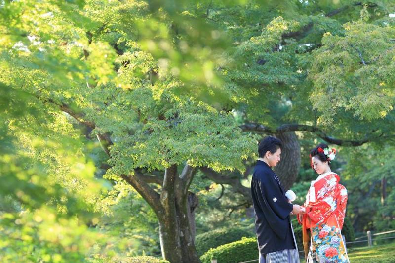 兼六園和装ロケーションフォト