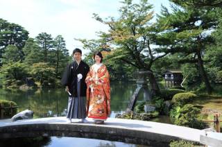 兼六園・ひがし茶屋街和装ロケーションフォト