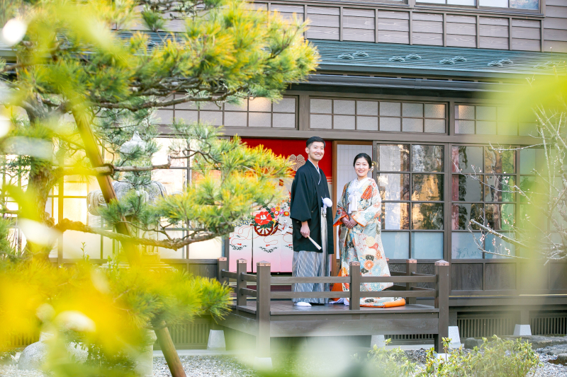 カクタス和装庭園スタジオにて