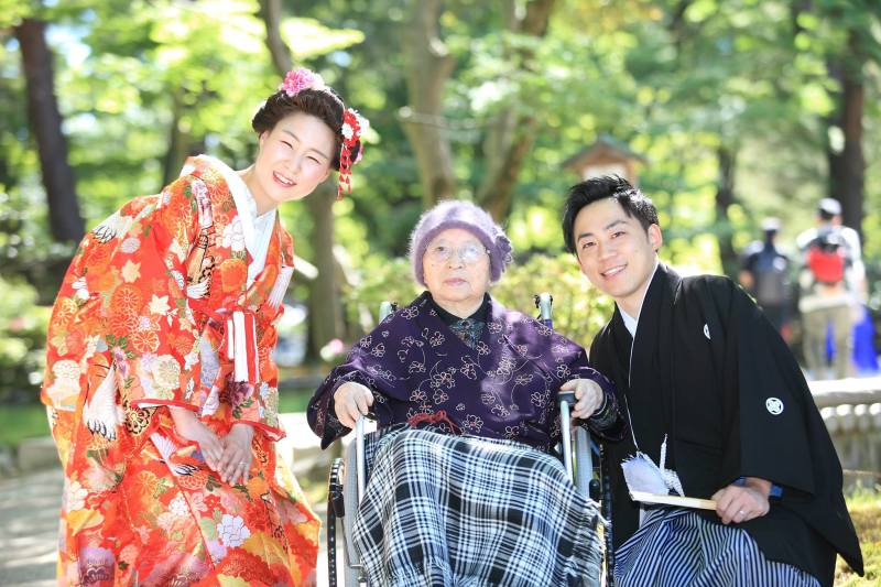 おばあちゃんと一緒♪