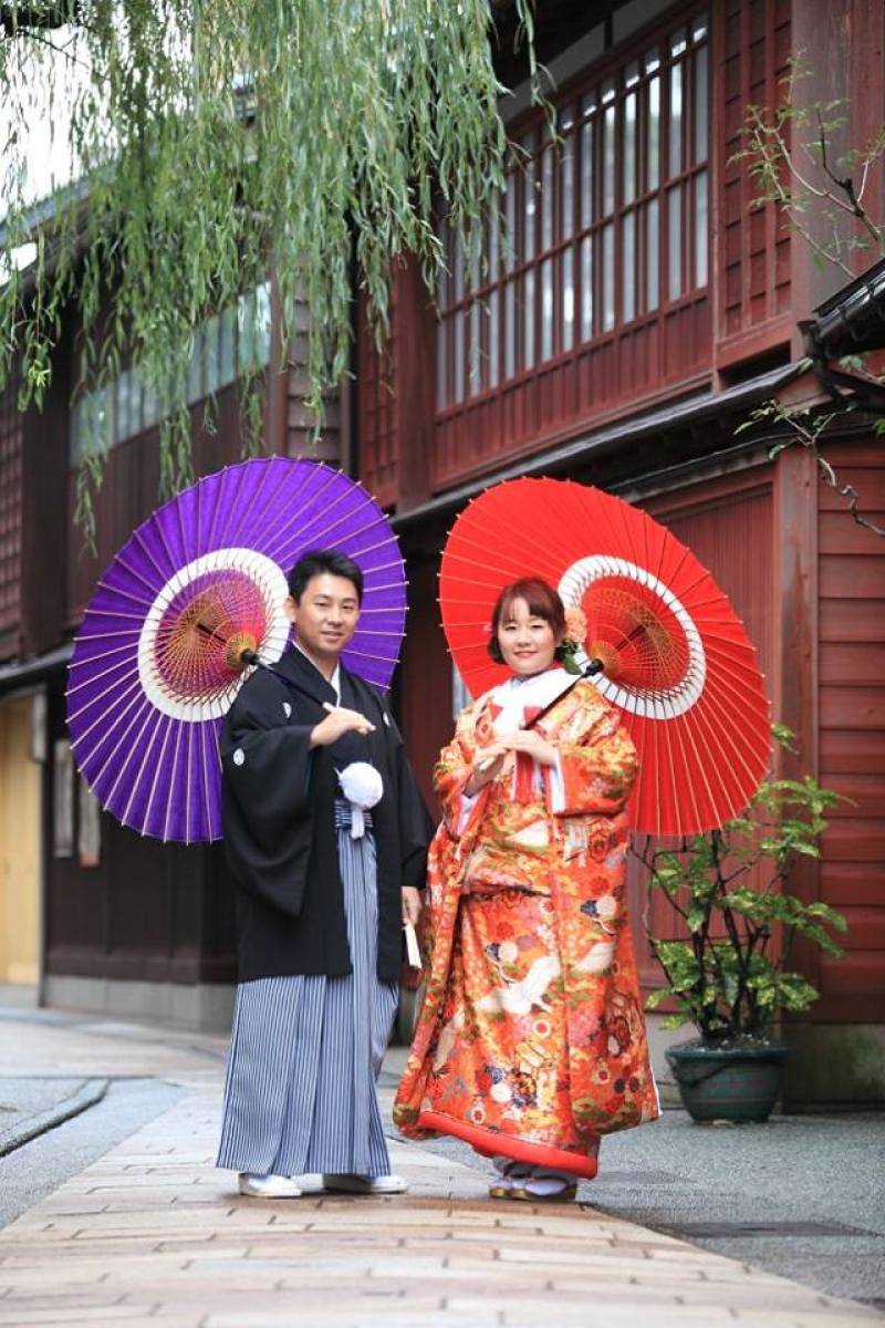 ひがし茶屋街にて