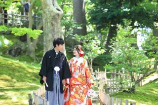 和装ロケーション撮影・兼六園
