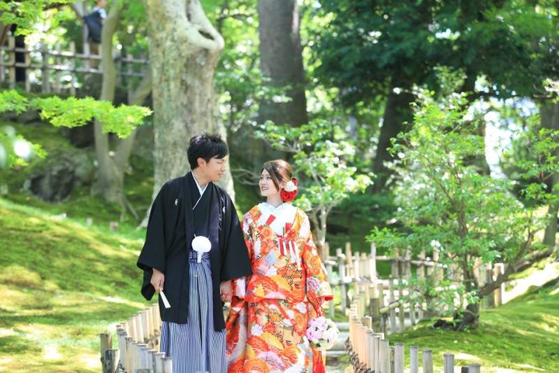 和装ロケーション撮影・兼六園
