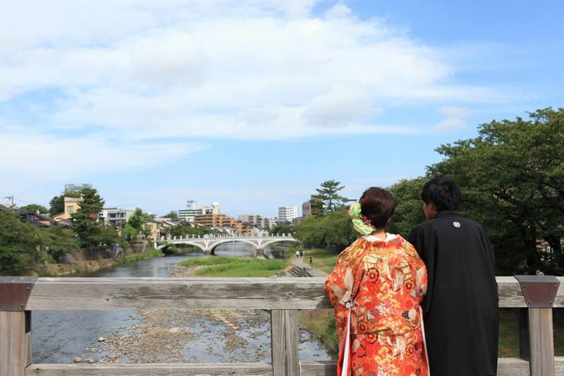 ひがし茶屋街和装ロケーションフォト