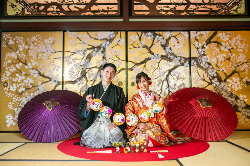 和装の定番ポーズと言えばこれ!