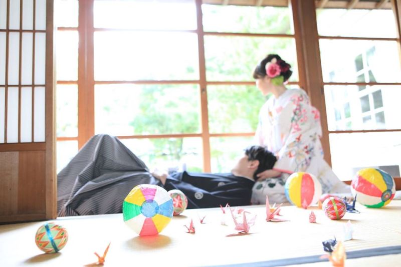 縁側にて、ゆったりと