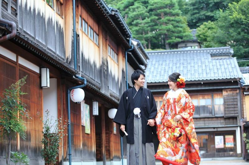 金沢市内ブライダル和装前撮り
