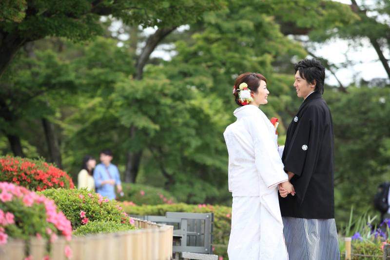 見つめ合いながら♪