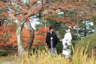 白無垢・兼六園ロケーションフォト